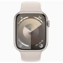 Apple Watch Series 9 GPS 41mm Starlight Aluminium Case with Starlight Sport Band - M/L