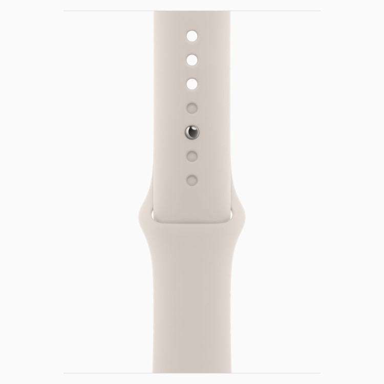 Apple Watch SE (2nd Gen) GPS 40mm Starlight Aluminium Case with Starlight Sport Band - M/L
