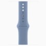 Apple Watch SE (2nd Gen) GPS 44mm Silver Aluminium Case with Storm Blue Sport Band - M/L