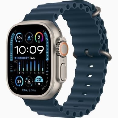 Apple Watch Ultra 2 GPS + Cellular 49mm Titanium Case with Blue Ocean Band