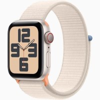 Apple Watch SE 2nd Gen GPS + Cellular 40mm Starlight Aluminium Case with Starlight Sport Loop Apple Watch SE 2nd Gen GPS + Cellular 40mm Starlight Aluminium Case with Starlight Sport Loop