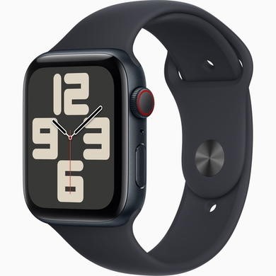 Apple Watch SE (2nd Gen) GPS + Cellular 40mm Midnight Aluminium Case with Midnight Sport Band - S/M