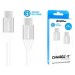AA CHARGE-IT 1 Metre USB-C to USB-C Cable White