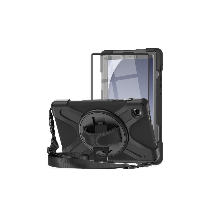 Protect-iT Samsung Galaxy Tablet A9 Plus 360 Degrees Rugged Case with Screen Protector - Black