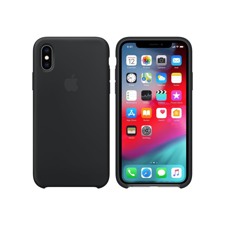 iPhone XS Silicone Case - Black