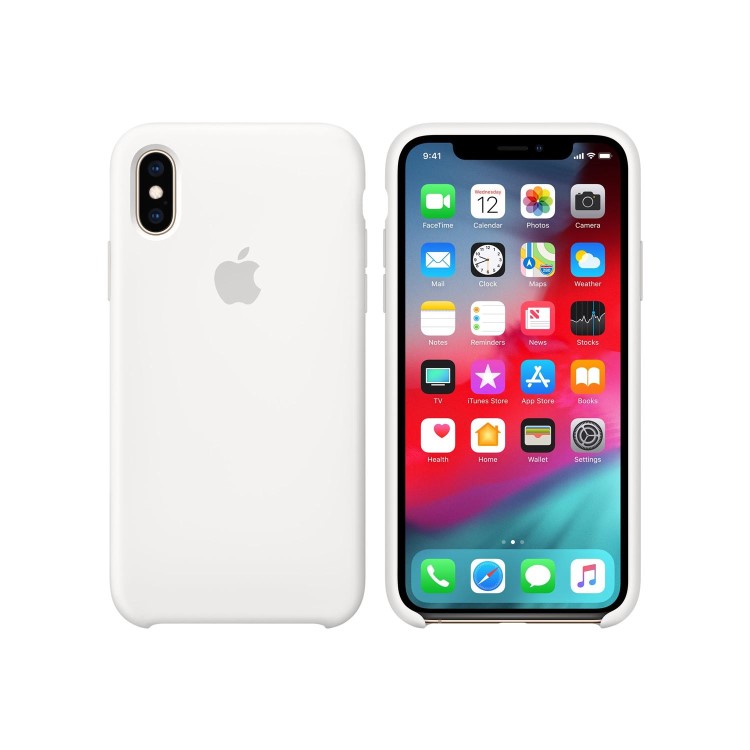 iPhone XS Silicone Case - White
