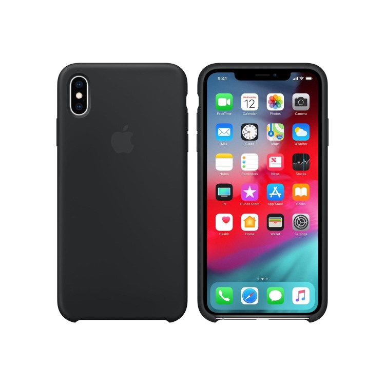 iPhone XS Max Silicone Case - Black