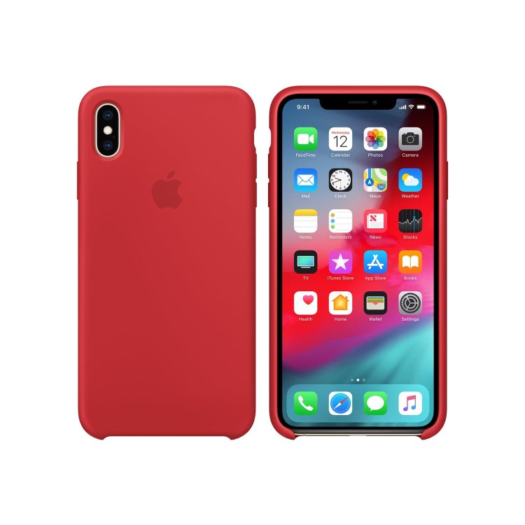 iPhone XS Max Silicone Case - PRODUCT RED