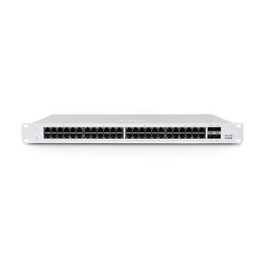 Meraki MS130 48P Switch Managed 48 x 10 100 1000Base T + 4 x Gigabit SFP rack mountable PoE+ 740 W