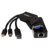 Microsoft&amp;reg; Surface Pro 3 HDMI VGA and Gigabit Ethernet Adapter Bundle MDP to HDMI / VGA USB 3.0