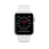 Apple&#160;Watch Series&#160;3 GPS&#160;+&#160;Cellular 38mm Silver Aluminium Case with White Sport Band