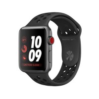 Apple Watch Nike+ Series 3 GPS + Cellular 38mm Space Grey Aluminium Case with Anthracite/Black Nike Apple Watch Nike+ Series 3 GPS + Cellular 38mm Space Grey Aluminium Case with Anthracite/Black Nike