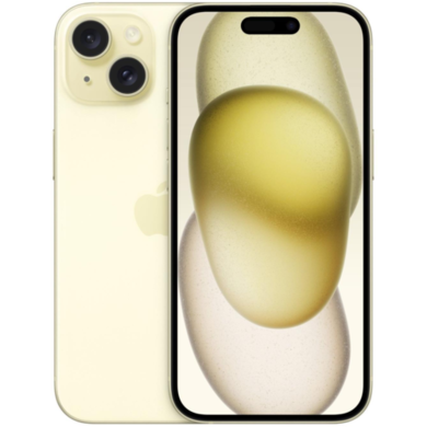 Apple iPhone 15 Yellow 6.1" 128GB 5G Unlocked & SIM Free Smartphone