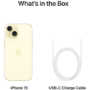 Apple iPhone 15 Yellow 6.1" 128GB 5G Unlocked & SIM Free Smartphone