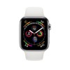 Apple&#160;Watch Series&#160;4 GPS&#160;+&#160;Cellular 44mm Stainless Steel Case with White Sport Band