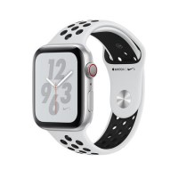 Apple Watch Nike+ Series 4 GPS + Cellular 40mm Silver Aluminium Case with Pure Platinum/Black Nike 