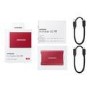 Samsung T7 External Portable SSD 1TB - Red