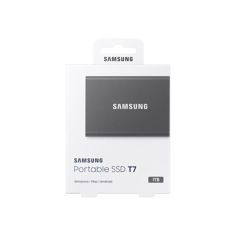 Samsung T7 External Portable SSD 1TB - Grey