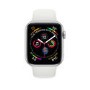GRADE A1 - Apple Watch Series 4 GPS 44mm Silver Aluminium Case with White Sport Band