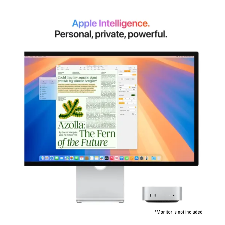 Apple Mac Mini M4 16GB RAM 512GB SSD 10-Core GPU - Silver