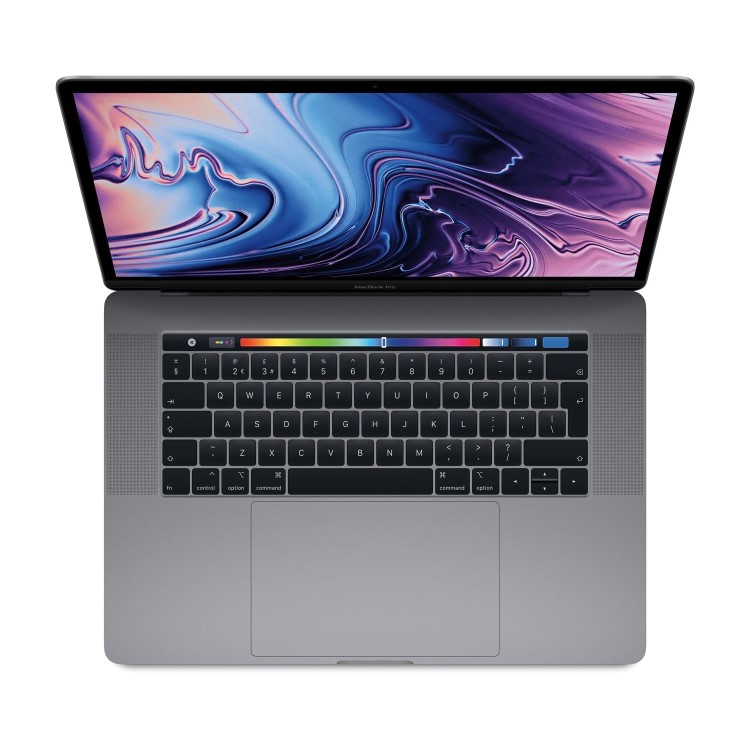 Refurbished Apple MacBook Pro Core i7 16GB 256GB Radeon Pro 555X 15.4 Inch with Touch Bar Laptop in 