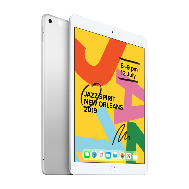 Refurbished Apple iPad 128GB Cellular 10.2" 2019 -  Silver