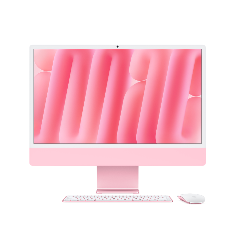 Apple iMac 2024 M4 10-Core 16GB RAM 512GB SSD 24 Inch 4.5K All-in-One PC - Pink