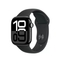 Apple Watch Series 10 GPS 42mm Jet Black Aluminium Case with Black Sport Band - M/L Apple Watch Series 10 GPS 42mm Jet Black Aluminium Case with Black Sport Band - M/L
