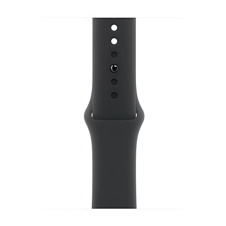 Apple Watch Series 10 GPS 42mm Jet Black Aluminium Case with Black Sport Band - M/L