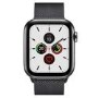 Apple Watch Series 5 GPS + Cellular 44mm Space Black Stainless Steel Case with Space Black Milanese
