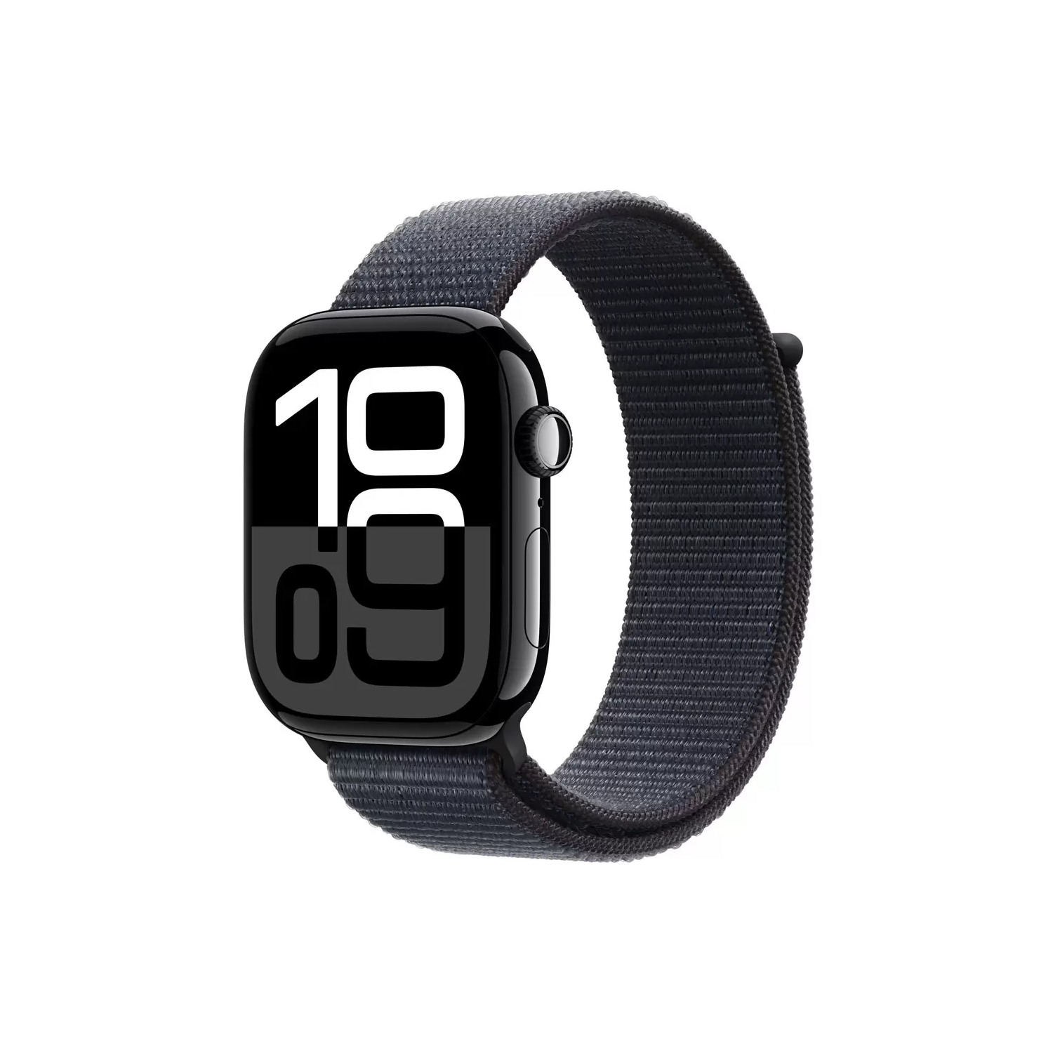 Watch Series 10 GPS 46mm Jet Black Aluminium Case Ink Sport Loop