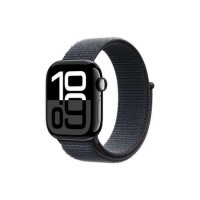 Apple Watch Series 10 GPS + Cellular 42mm Jet Black Aluminium Case with Ink Sport Loop Apple Watch Series 10 GPS + Cellular 42mm Jet Black Aluminium Case with Ink Sport Loop