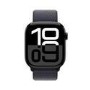 Apple Watch Series 10 GPS + Cellular 46mm Jet Black Aluminium Case with Ink Sport Loop