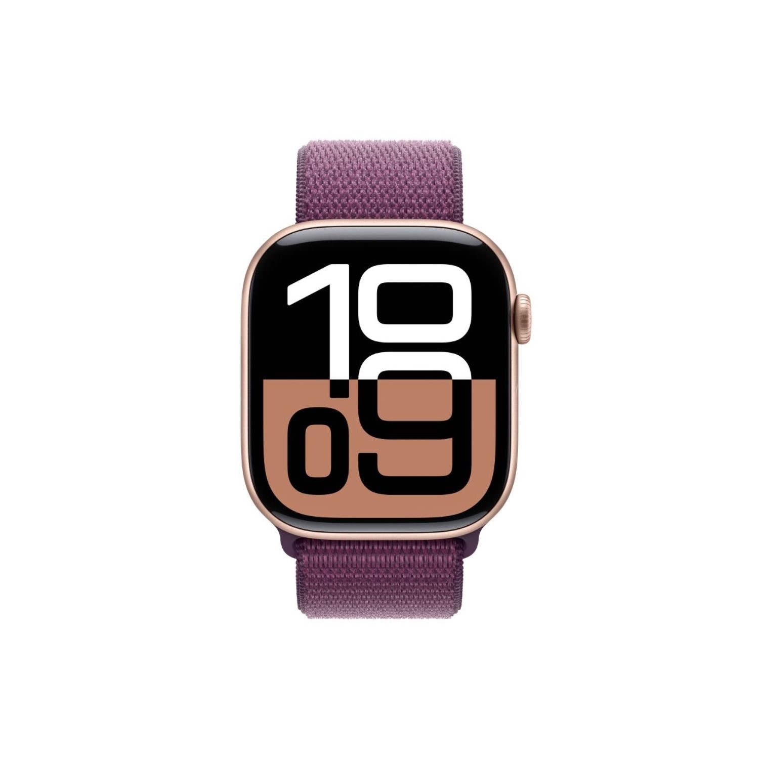 Watch Series 10 GPS + Cellular 46mm Rose Gold Aluminium Case Plum Sport Loop