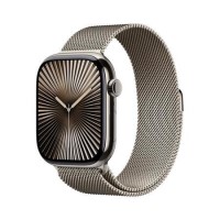 Apple Watch Series 10 GPS + Cellular 46mm Natural Titanium Case with Natural Milanese Loop - M/L Apple Watch Series 10 GPS + Cellular 46mm Natural Titanium Case with Natural Milanese Loop - M/L
