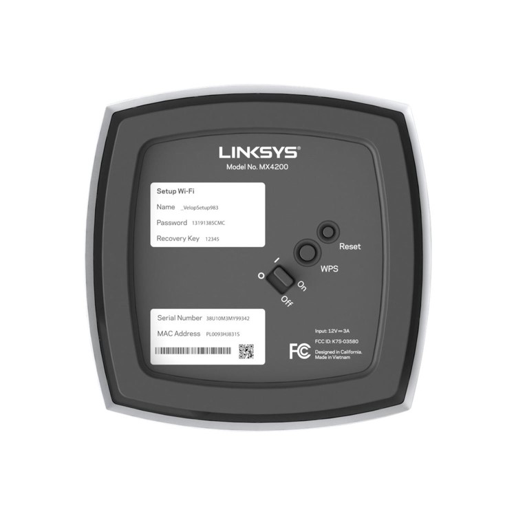 Linksys MX12600 Tri-Band AX4200 Mesh WiFi 6 System 3-Pack