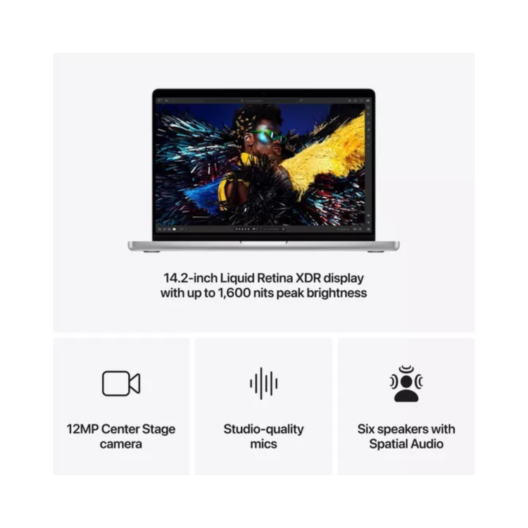 Apple MacBook Pro 14.2 Inch M4 Max 36GB RAM 1TB SSD - Silver