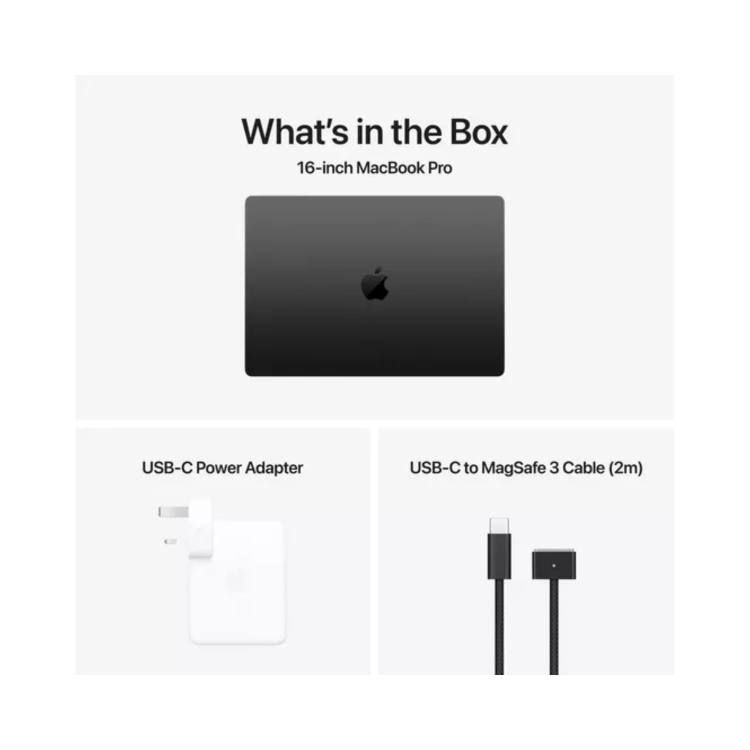 Apple MacBook Pro 16.2 Inch M4 Pro 24GB RAM 512GB SSD - Space Black