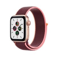 Apple Watch SE GPS + Cellular - 40mm Gold Aluminium Case with Plum Sport Loop Apple Watch SE GPS + Cellular - 40mm Gold Aluminium Case with Plum Sport Loop