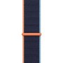 Apple Watch SE GPS + Cellular - 44mm Silver Aluminium Case with Deep Navy Sport Loop