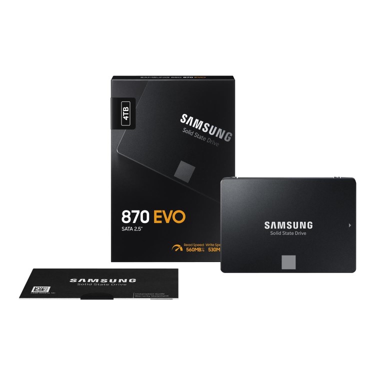 Samsung 870 EVO 4TB 2.5 Inch SATA III Internal SSD