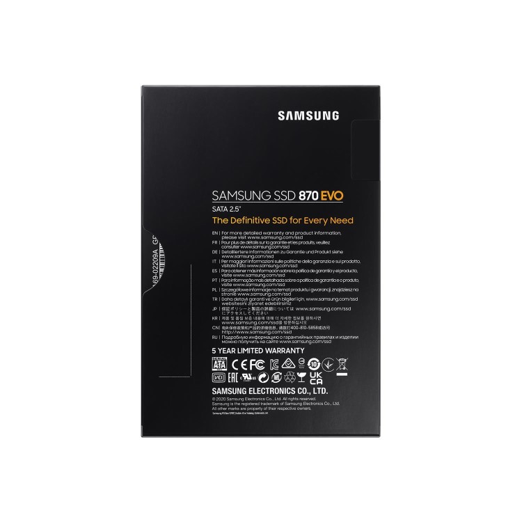 Samsung 870 EVO 4TB 2.5 Inch SATA III Internal SSD