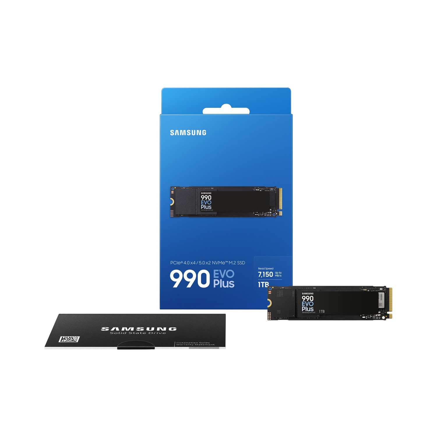 Samsung 990 Evo Plus 1TB M.2 2280 Internal SSD, Laptops Direct - MZ-V9S1T0BW
