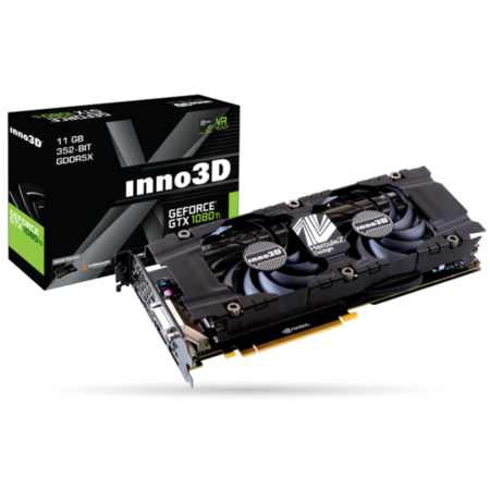 INNO3D Twin X2 GeForce GTX 1080 Ti 11GB GDDR5 Graphics Card