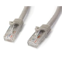StarTech.com 3m Gray Gigabit Snagless RJ45 UTP Cat6 Patch Cable - 3 m Patch Cord
