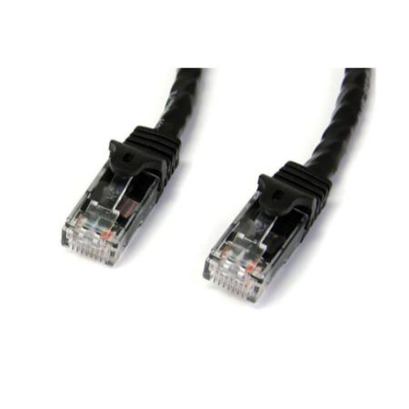 StarTech.com 5m Black Gigabit Snagless RJ45 UTP Cat6 Patch Cable - 5 m Patch Cord