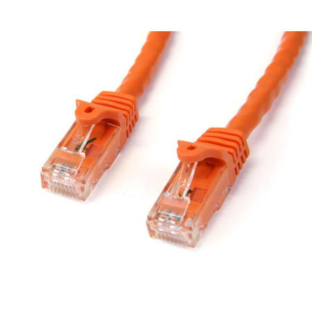 StarTech.com 5m Orange Gigabit Snagless RJ45 UTP Cat6 Patch Cable - 5 m Patch Cord