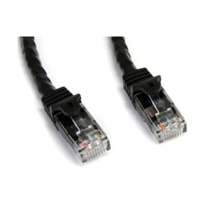 StarTech.com 100 ft Black Gigabit Snagless RJ45 UTP Cat6 Patch Cable - 100ft Patch Cord