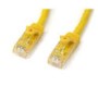 StarTech.com 2m Yellow Gigabit Snagless RJ45 UTP Cat6 Patch Cable - 2 m Patch Cord