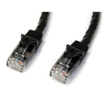 StarTech.com 25 ft Black Gigabit Snagless RJ45 UTP Cat6 Patch Cable - 25ft Patch Cord